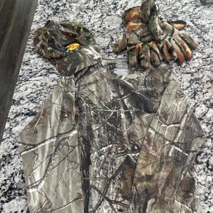 Youth Hunting Set Gloves / Hat / Shirt‎ XL (14-16)